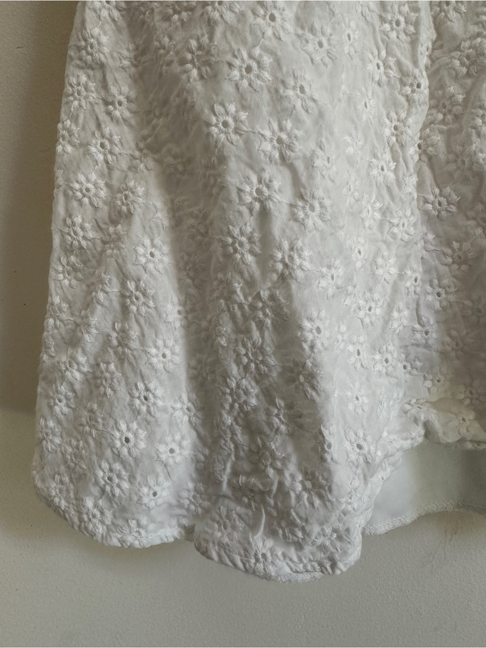 White Eyelet Skater Dress - Picture 6 of 12